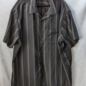Van Heusen Big and Tall Mens 4XLT Classic Fit Short Sleeve Button-Down Shirt